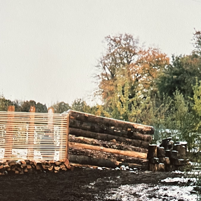 Storage shed of waste materials, Brazier’s community, Berkshire